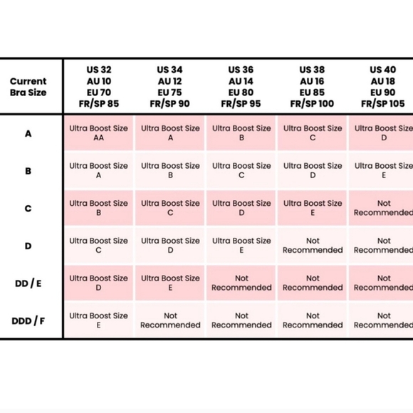 BOOMBA Ultra Boost Inserts Double Side Adhesive Size D Tan Color - Picture 3 of 4